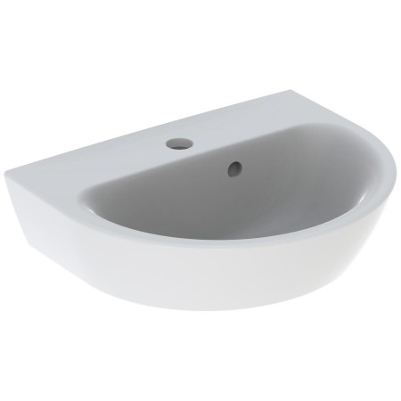 Geberit Renova Handwaschbecken 45 x 36 cm mit Hahnloch und Überlauf
