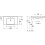 Villeroy & Boch Subway 2.0 Schrankwaschtisch 80 cm geschliffen