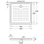 Villeroy & Boch O.novo Duschwanne 100 x 100 cm