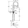 GROHE Essence Einhand-Spültischbatterie, mit Magnet für Rückführung der Spülbrause