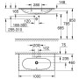 GROHE Essence Möbelwaschtisch 100 cm