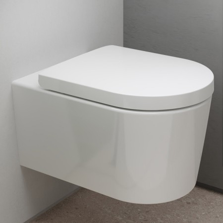 hansgrohe EluPura S Wand WC Set 540 spülrandlos mit WC-Sitz und HygieneEffect