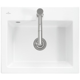 Évier encastrable Villeroy & Boch Subway 60 S FLAT, bonde à commande manuelle, avec trou pour robinet Pos. 2