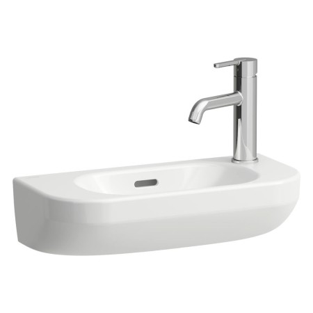 LAUFEN LUA Handwaschbecken 50 x 23 cm, Becken links mit Überlauf