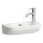 LAUFEN LUA Handwaschbecken 50 x 23 cm, Becken links mit Überlauf