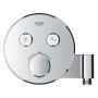 GROHE Precision SmartControl Duschsystem, Thermostat, UP, mit Vitalio Joy 260, rund