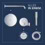 GROHE Precision SmartControl Duschsystem, Thermostat, UP, mit Vitalio Joy 260, rund