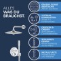 GROHE Precision SmartControl Duschsystem, Thermostat, UP, mit Vitalio Joy 260, rund