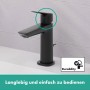 hansgrohe Logis Einhebel-Waschtischarmatur 110 Fine mit Zugstangen-Ablaufgarnitur