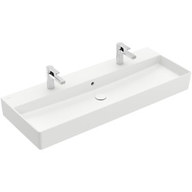 Villeroy & Boch Memento 2.0 Waschtisch 120 cm mit 2 Hahnlöchern, mit Überlauf