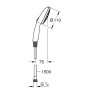 GROHE Vitalio Start 110 Handbrauseset mit 2 Strahlarten