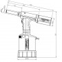 Gesipa Blindniet-Setzgerät TAURUS 4 für Schliessringbolzen 6,4 mm Magna-Grip®