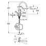 GROHE StartFlow Einhand-Spültischbatterie 1/2" hoher Auslauf herausziehbar