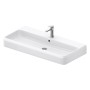 Duravit Qatego Waschtisch 100 x 47 cm, 1 Hahnloch, mit HygieneGlace