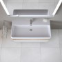 Duravit Qatego Waschtisch 100 x 47 cm, 1 Hahnloch, mit HygieneGlace
