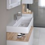 Duravit Qatego Waschtisch 100 x 47 cm, 1 Hahnloch, mit HygieneGlace