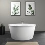 Duravit White Tulip Badewanne freistehend rund Ø 140 cm