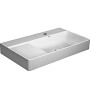 Duravit DuraSquare Waschtisch asymmetrisch mit 1 Hahnloch 80 x 47 cm, Becken rechts
