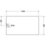 Duravit Stonetto Duschwanne Rechteck 160 x 90 cm