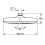 GROHE Vitalio Start 250 Kopfbrause Ø 21 cm