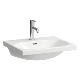 LAUFEN LUA Waschtisch 55 x 46 cm mit Hahnloch, mit Überlauf