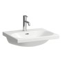 LAUFEN LUA Waschtisch 55 x 46 cm mit Hahnloch, mit Überlauf