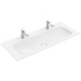 Villeroy & Boch Finion Schrankwaschtisch 120 cm mit 2 Hahnlöcher, ohne Überlauf
