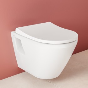Vitra Integra Wand-WC Vitra Flush 2.0 Tiefspüler ohne Spülrand