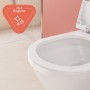 Vitra Integra Wand-WC Vitra Flush 2.0 Tiefspüler ohne Spülrand