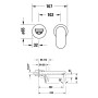 Duravit Wave Einhebel-Waschtischarmatur Unterputz