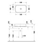 Duravit Qatego Aufsatzbecken oval 60 x 40 cm, mit HygieneGlace