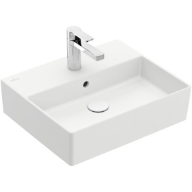 Villeroy & Boch Memento 2.0 Lavabo 50 cm con 1 foro per rubinetto, con troppopieno