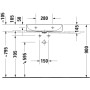 Duravit DuraSquare Waschtisch Compact geschliffen ohne Hahnloch, 60 x 40 cm