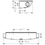 hansgrohe Ecostat Select Brausethermostat Aufputz, Renovation