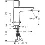 hansgrohe Talis Select E Einhebel-Waschtischmischer 110