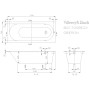 Villeroy & Boch Oberon Solo Badewanne 170 x 75 cm