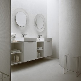 Vasque LAUFEN Kartell 60 x 46 cm, avec tablette à droite, avec 1 trou de robinet