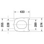 Duravit DuraStyle WC-Sitz, ohne Absenkautomatik