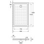 Villeroy & Boch O.novo Duschwanne 120 x 80 cm