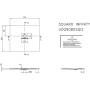 Villeroy & Boch Squaro Infinity Duschwanne 90 x 80 cm