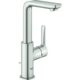 GROHE Lineare Neu Einhand-Waschtischbatterie L-Size mit Zugstangen-Ablaufgarnitur