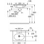 GROHE Essence Möbelwaschtisch 60 cm