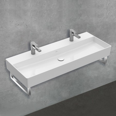 Villeroy & Boch Memento 2.0 Waschtisch 120 cm mit Hahnloch, ohne Überlauf