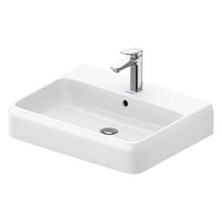 Duravit Qatego Waschtisch 60 x 47 cm geschliffen, 1 Hahnloch