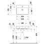 Duravit Qatego Waschtisch 60 x 47 cm, 1 Hahnloch