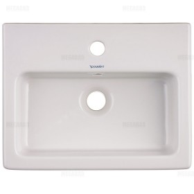 Lavabo Duravit Vero 45 cm satinato, con 1 foro per rubinetto