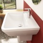 VitrA Integra Waschtisch 60 cm, mit Überlaufloch, 1 Hahnloch mittig