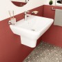 VitrA Integra Waschtisch 60 cm, mit Überlaufloch, 1 Hahnloch mittig