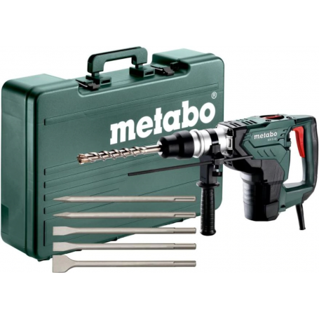 Metabo SDS-Max marteau combiné KH 5-40 Set avec jeu de ciseaux dans le coffret