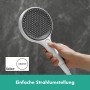 hansgrohe Rainfinity Duschset 130 3 Strahlarten mit Duschstange 65 cm, EcoSmart